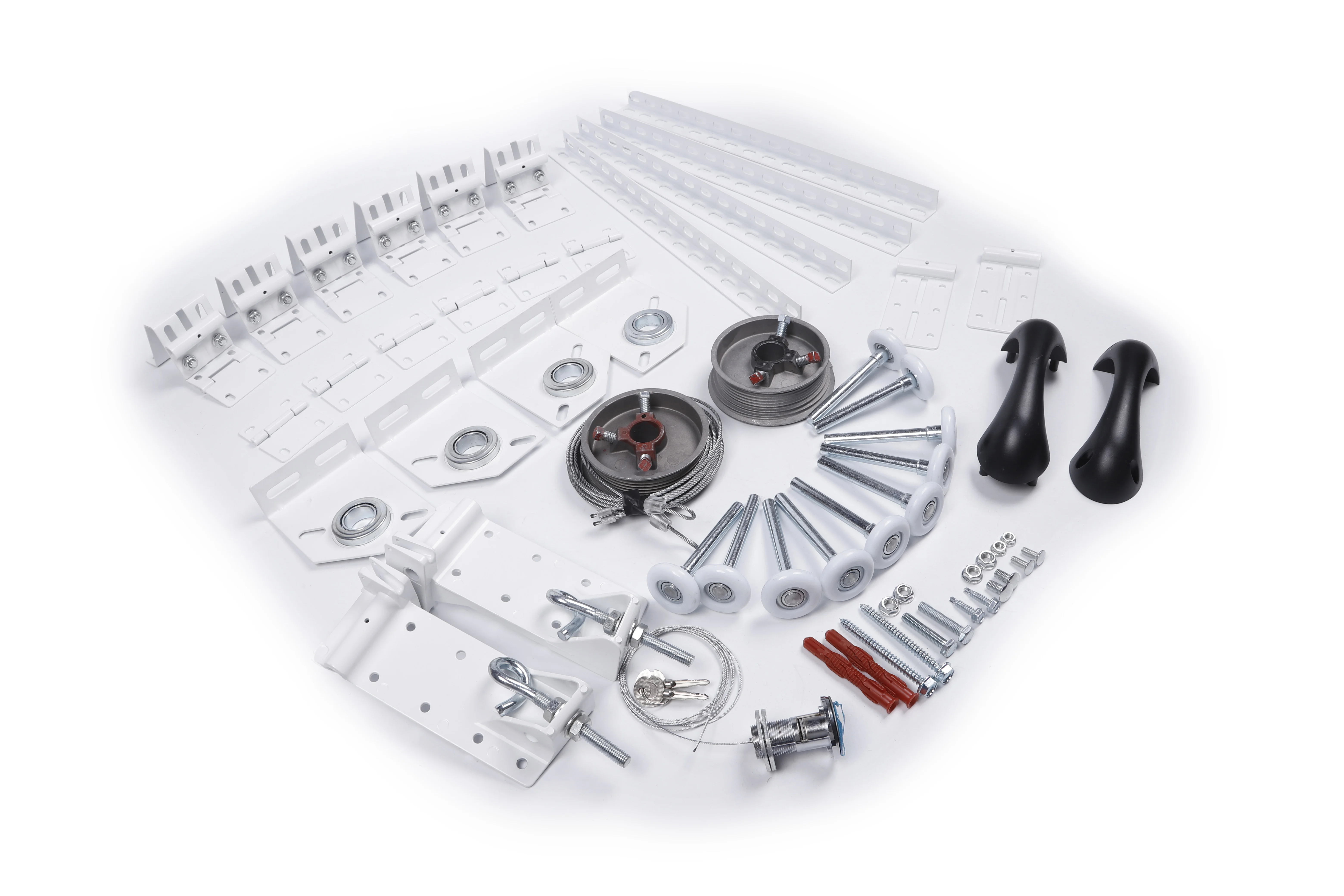 Power Coated Hardware Kit For Sectional Garage Door - Buy Garage Door