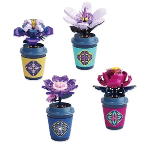 EPT New Arrival Plant Series Educational Building Block Tiny Set 12 Styles Cup Plant Decoration Versatile Cup Flower Block Set