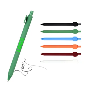 Wholesale Custom Logo Multi-Color Plastic Gel Ink Pen Writing Smooth Cheap Student Office Supplies for Advertising Gifts