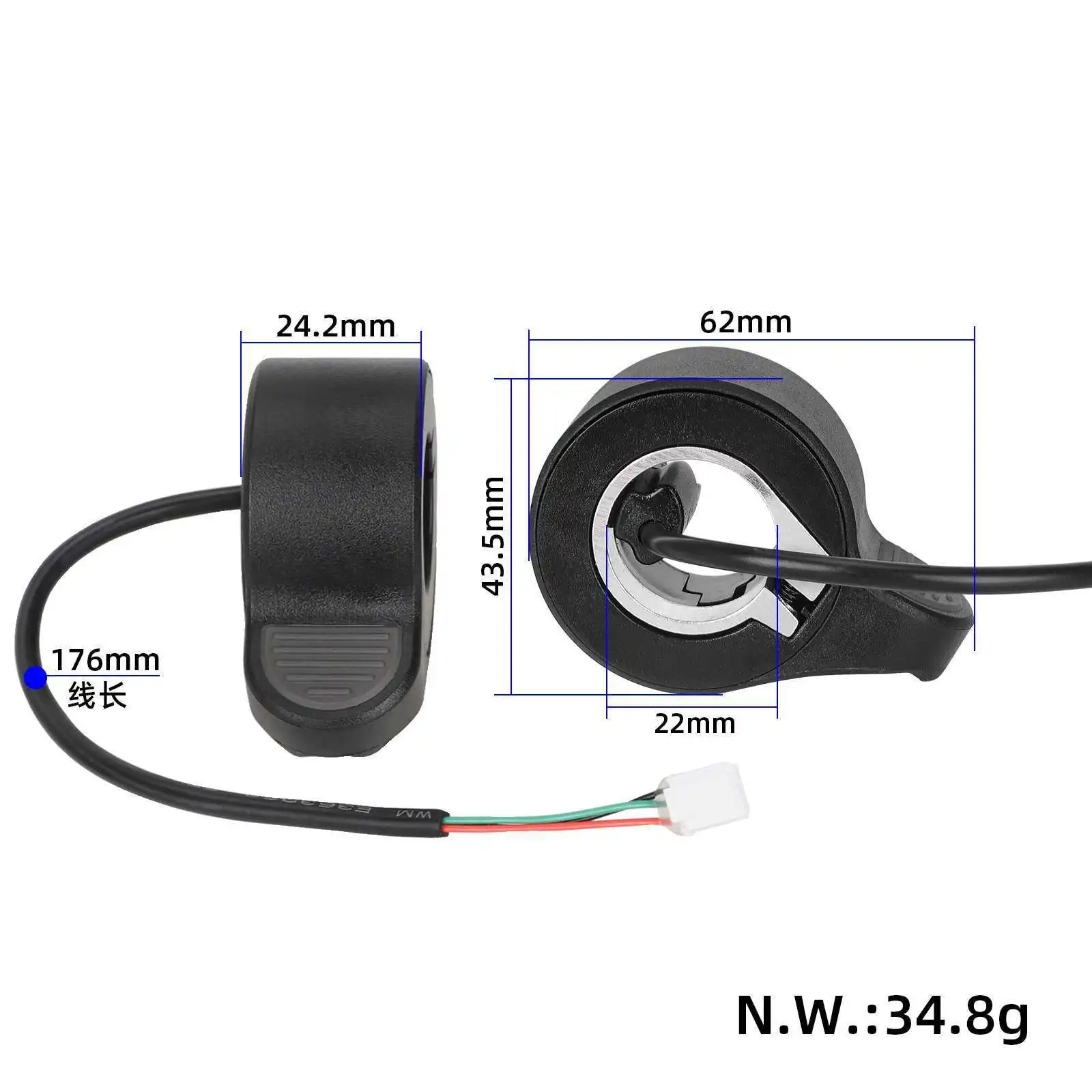 original MI4 Lite accelerator scooter throttle for xiao mi 4 Lite second generation electric scooter placement parts