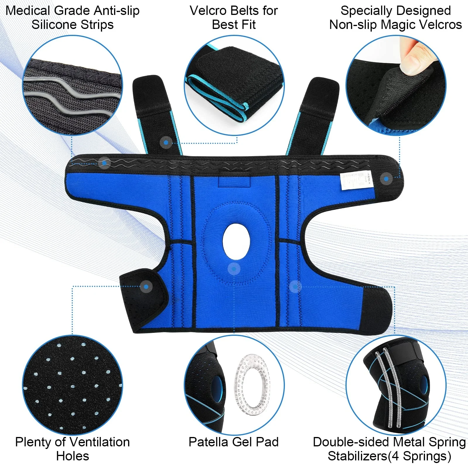 Sports Knee Pads For Arthritis Joints Compression Knee Pads Knee Braces ...