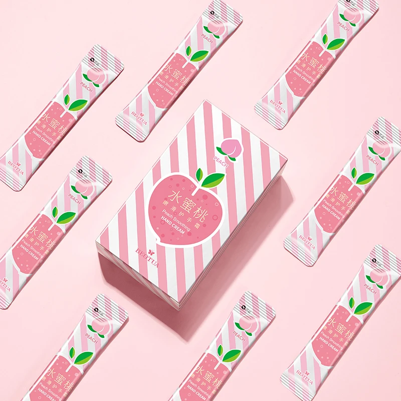Оптовая продажа персиковый сглаживающий крем для рук свежий фруктовый аромат стойкий увлажняющий и гладкий белый нежный ваши