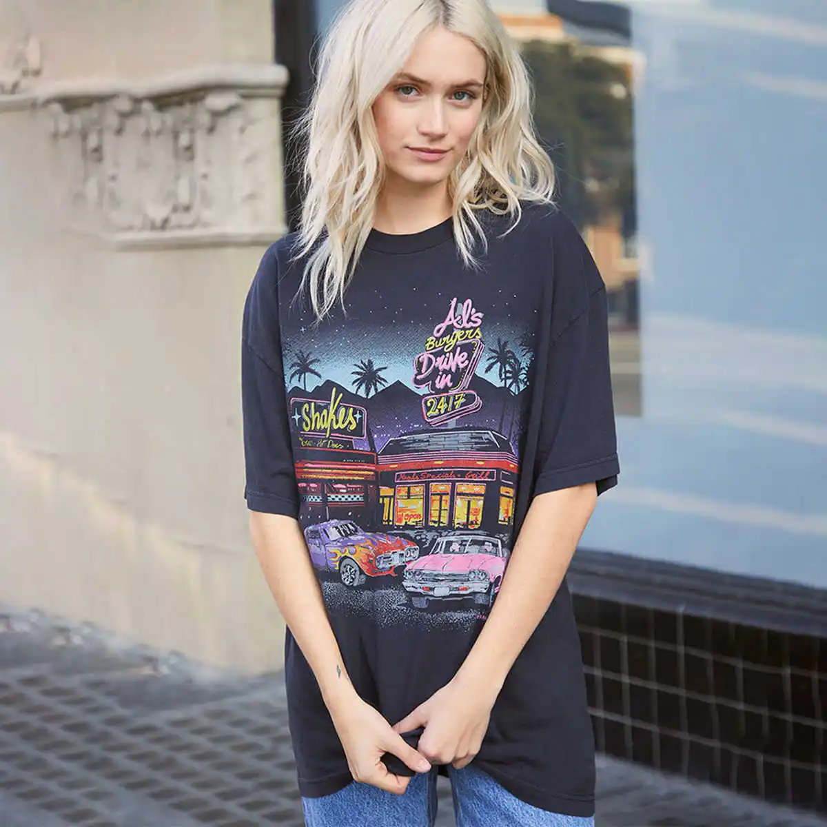 Colleague All compression Harajuku Oversized Graphic Tees Vintage Tshirts Women - Buy Graphic T  Shirts Vintage,Graphic Tees Vintage T Shirts Women,Vintage Oversized  Graphic T Shirts Product on Alibaba.com