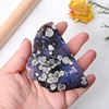 Agate fleur bleue