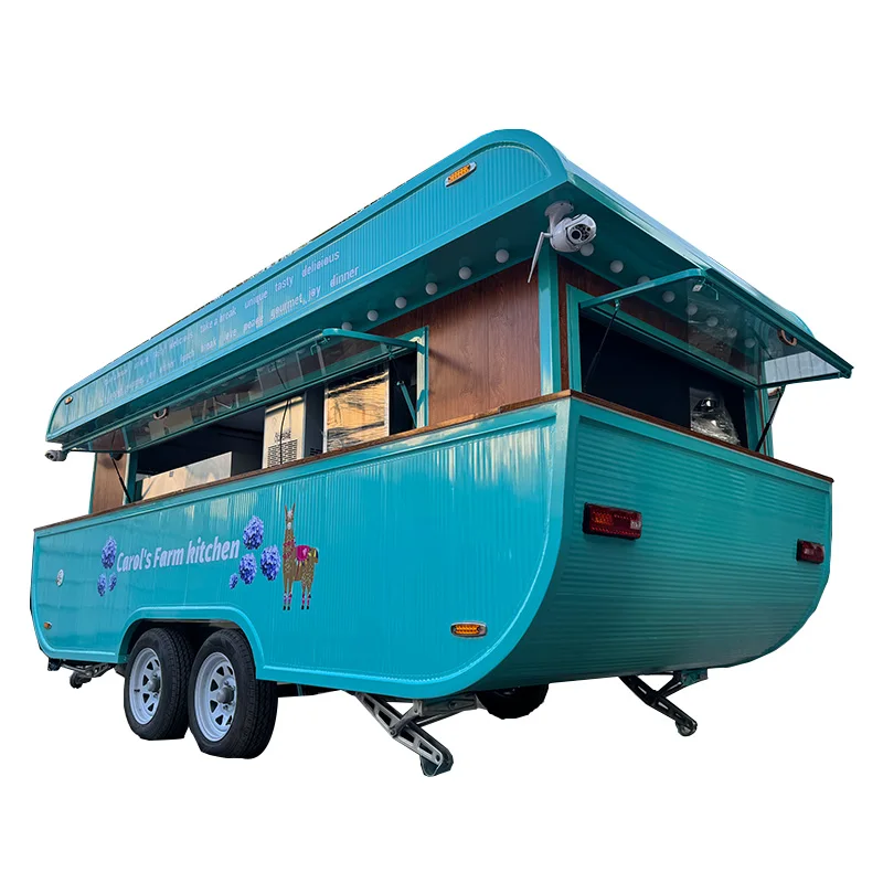 New Product Mobile Kitchen Restaurant Hot Dog Pizza Concessions Trailer