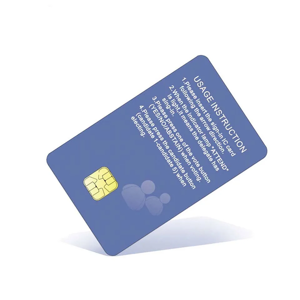 Rfid Contact Ic Smart Card Chip Custom Printable Credit Bank Card
