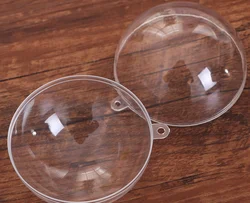 High quality openable hollow 8cm 20cm 30cm 10cm plastic acrylic transparent ball