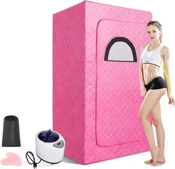 Spa In Home Full Size One Person Steam Sauna Room for Relax