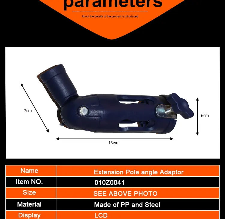 Extension Pole Paint Brush Extender And Paint Roller Multi Angle