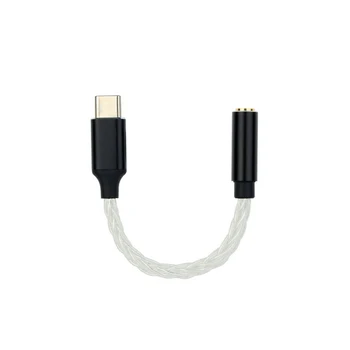 JCALLY High performance Type C to 3.5mm Cable Type-C Earphone Aux 3.5 Jacket Adapter USB C Converter