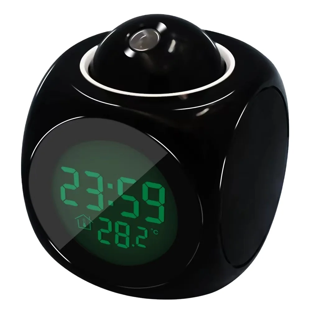 Wholesale Intelligent Alarm Clock Projection Creative Children's Hourly Voice Time Luminous Silent Digital Clock for Students Customized