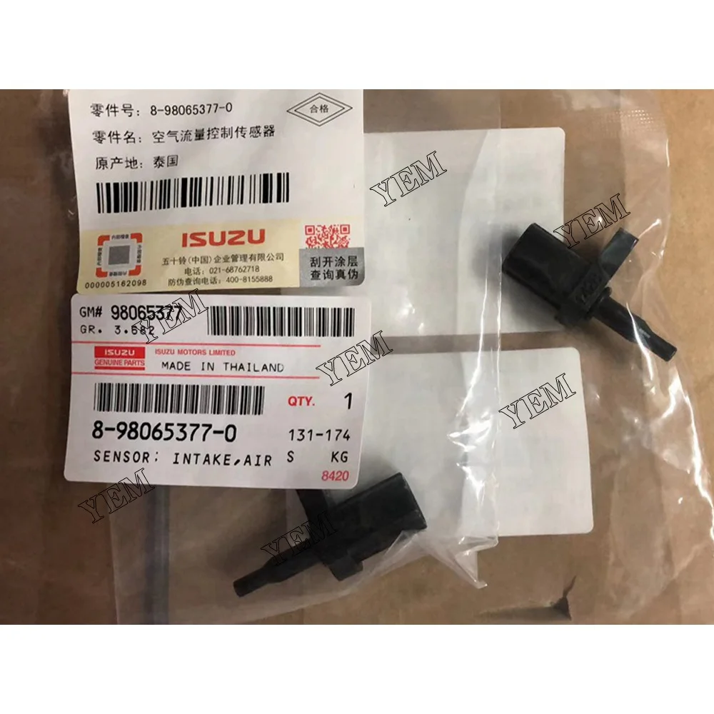 High Quality Engine Part 4JJ1 Intake Temperature Sensor for Isuzu Engine
