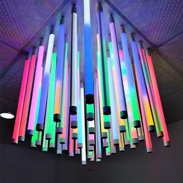 Decorating Color Tube Light RGB T5 T8 Purple Pink Red Blue Green LED Tube Light