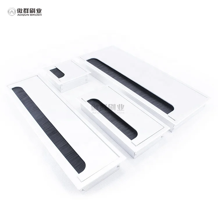 Computer Desk Hole Cover Management Cable Grommet Brushes