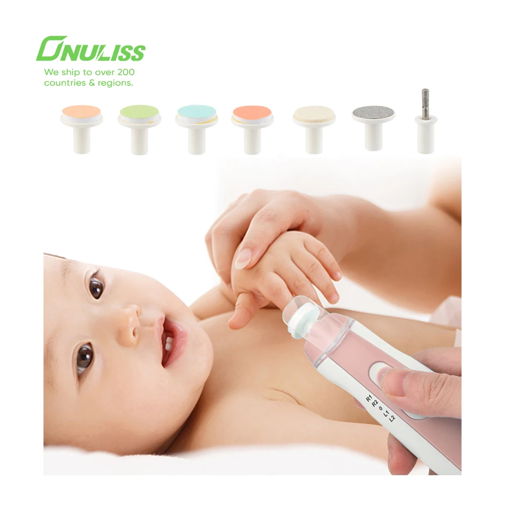 Машинка для стрижки ногтей для новорожденных малышей, электрическая безопасная машинка для полировки, детская пилка для ногтей, детский триммер для ногтей