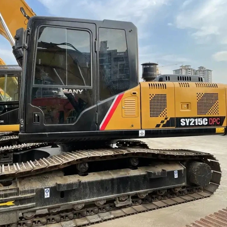 Used High Quality Sy215c Cheap Price 20 Ton Digger Machinery Crawler Excavator