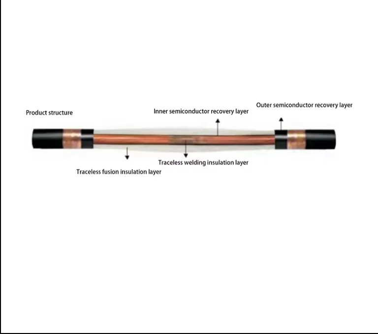 High Standard 15kv Fusion Type Cable Middle Connector Outdoor VRJJ Cable Fusion Splice Head