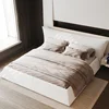 Beige/Blanc + Velours + King