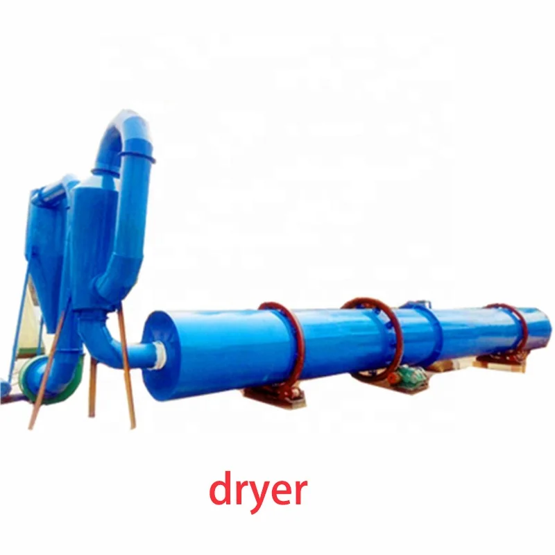 HR High Capacity Sublimation Dryer Rotary Drum Dryer Machine Rotary Dryer Biomass Wood Pellet Burner