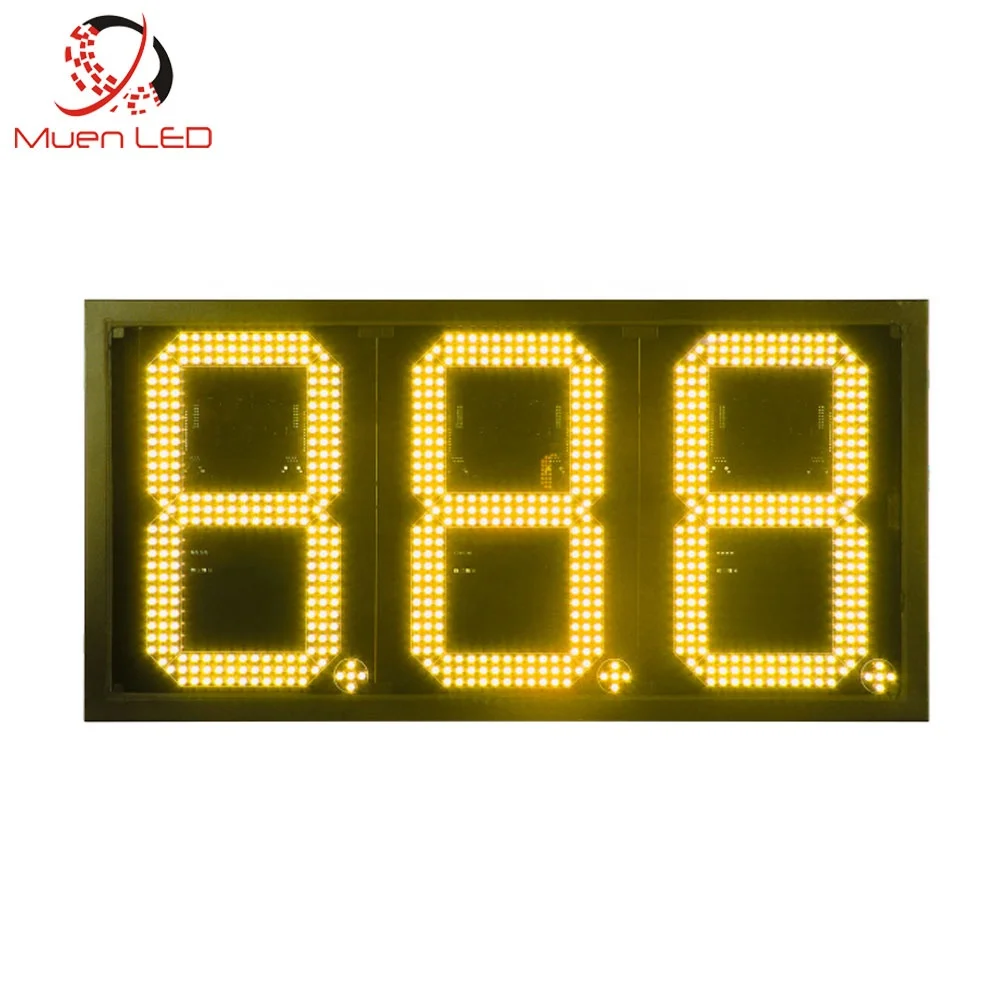 LED Digital Display 7-segment Module Temperature Screen Refueling Standing Column Brand LED Oil Price Tag Single Red