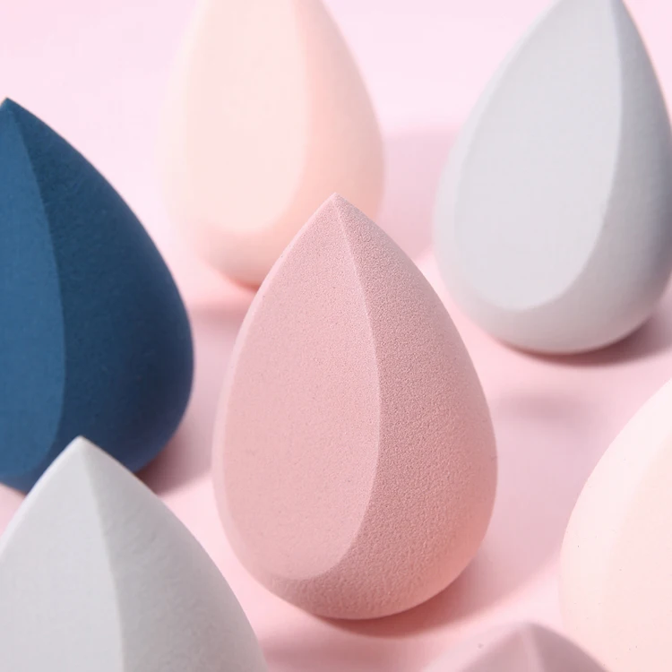 Hot Sale 2 in 1 Latex Free Loving Heart Shape Makeup Blending Sponge A80178 Custom logo Dry Wet Use Marshmallow Powder Puff