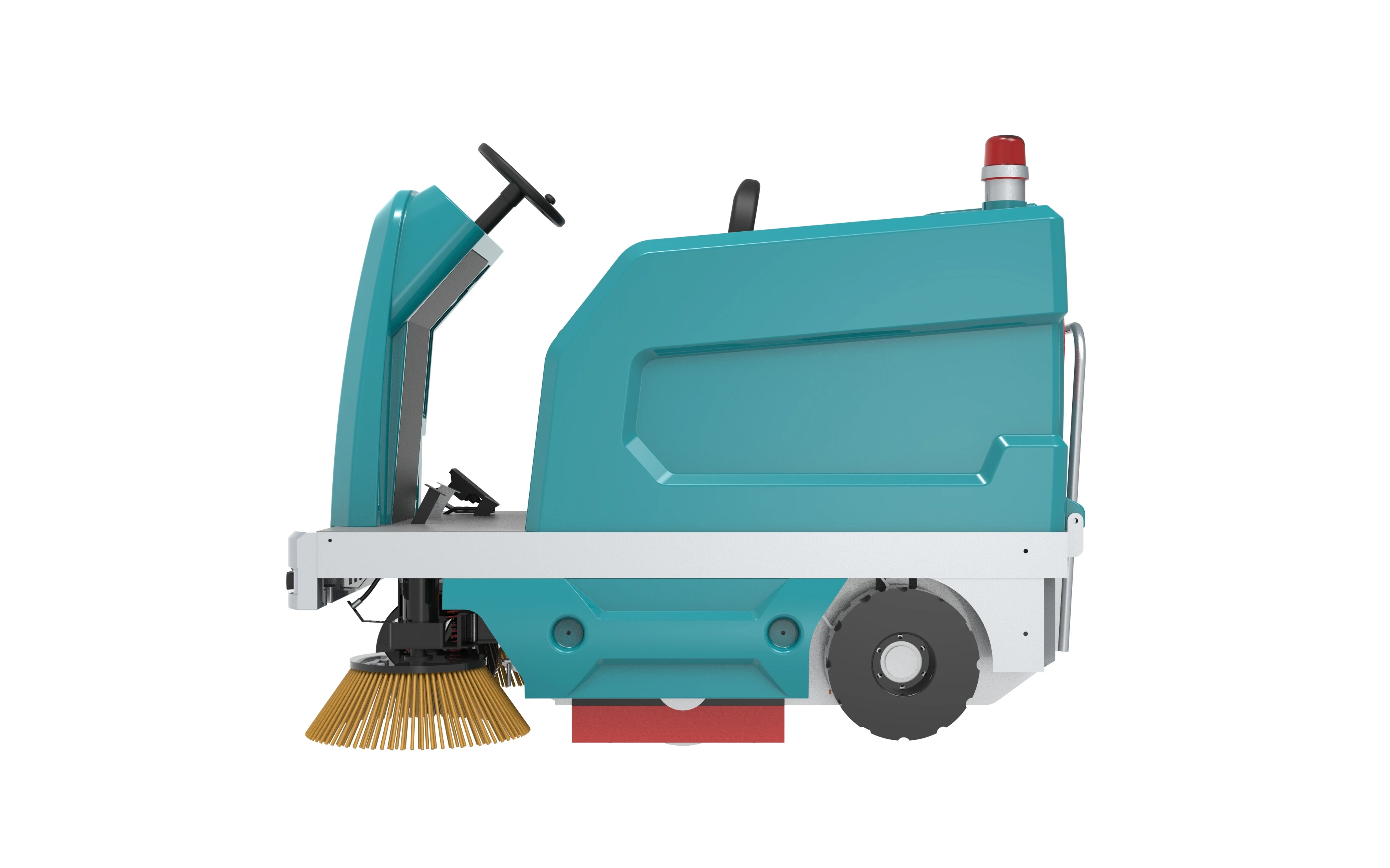 Big Electric Ride On Street Road Sweeper Truck Industrial Floor Sweeper ...