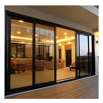 Lift Sliding Heavy Duty Big Vision Patio Door Thermal Break Aluminum Customized Double Glass Sliding Door