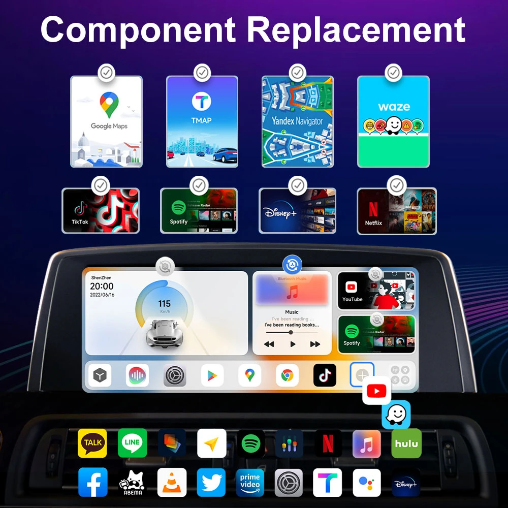 Ushilife新製品BMWAndroidオートプレイワイヤレスドングル接続アップル 