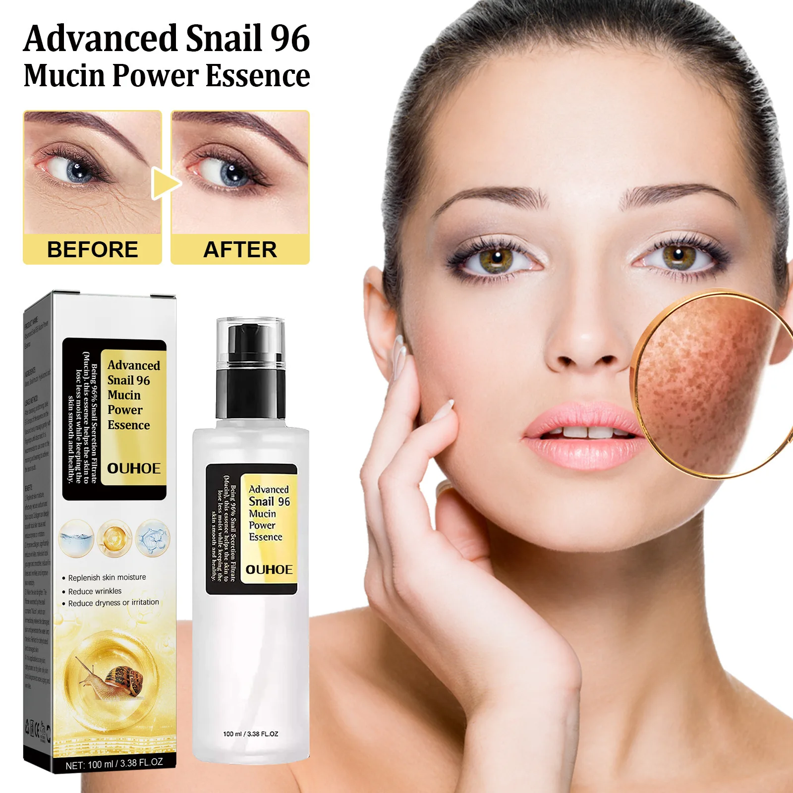 Snail Protein Energy Moisturizing Serum 100 Ml Activate To Care Facial ...