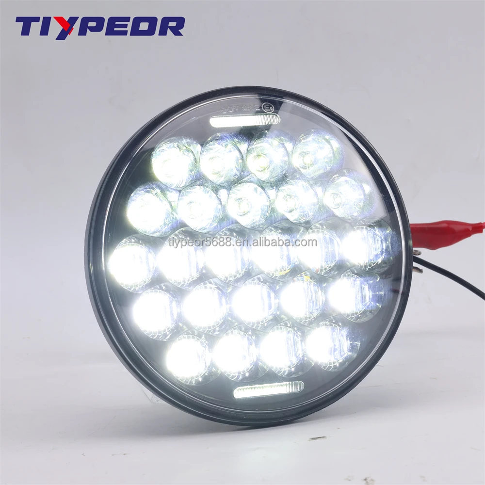 product tiypeor headlight 75w universal led headlight 575 brighter headlight led projector sealed beam ring lamp for harley davidson-11