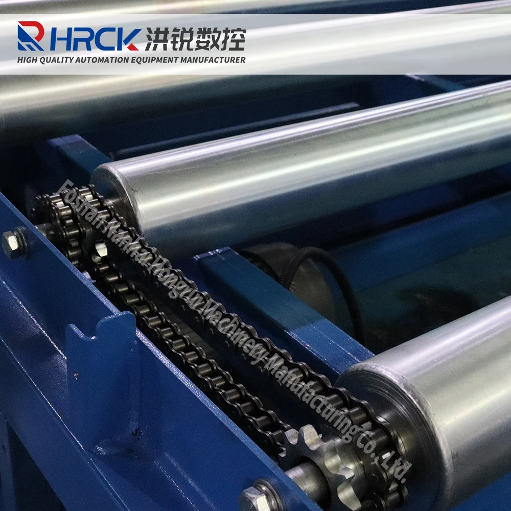 Hongrui Customized 3 Tons Lift Table Hydraulic Cylinder with Powered Roller Surface for Logistics