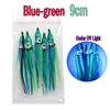 5 pezzi 9 cm Blu verde