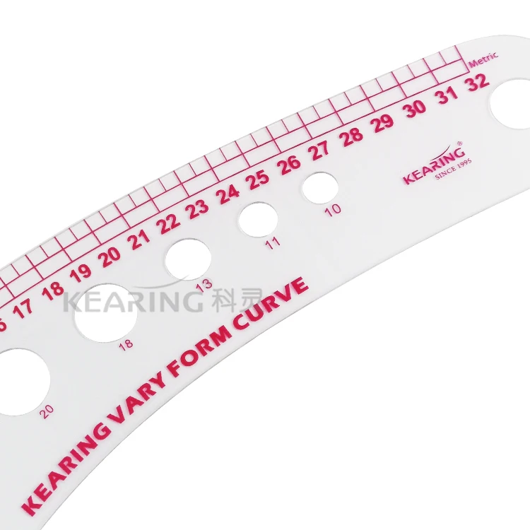 Kearing Flexible Plastic Curve Ruler - 32cm for Design