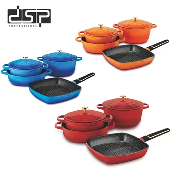 DSP Hot Sale Kitchen Cookware Set Professional Cooking Pot Set Non-stick Cookware Kitchen Accessories Set Cookware