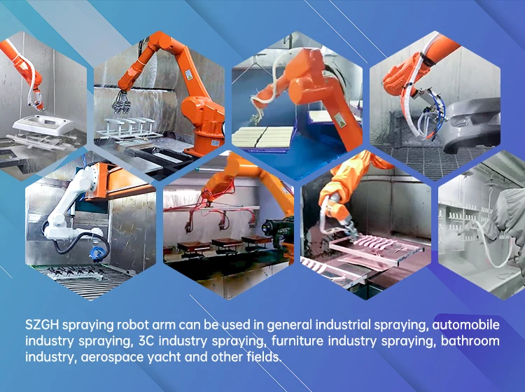 Szgh Programmable Powder Car Automatic Industrial Robot Arm Spray Paint
