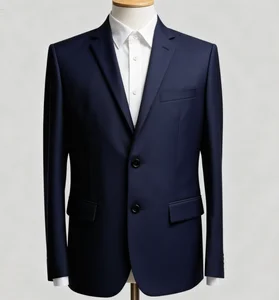 Hot Sale Customizable Men Blazers Breathable Slim Fit Men Blazer Single-breasted Suit Jacket Business Style Men's Blazer