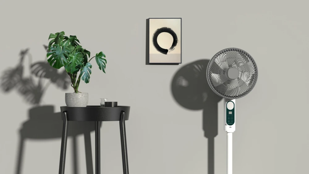 DC Solar Fan With Solar Panel Lighting Indoor Outdoor Solar Rechargeable Fan Air Cooling details