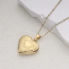 Corazón dorado colorido 29*29mm