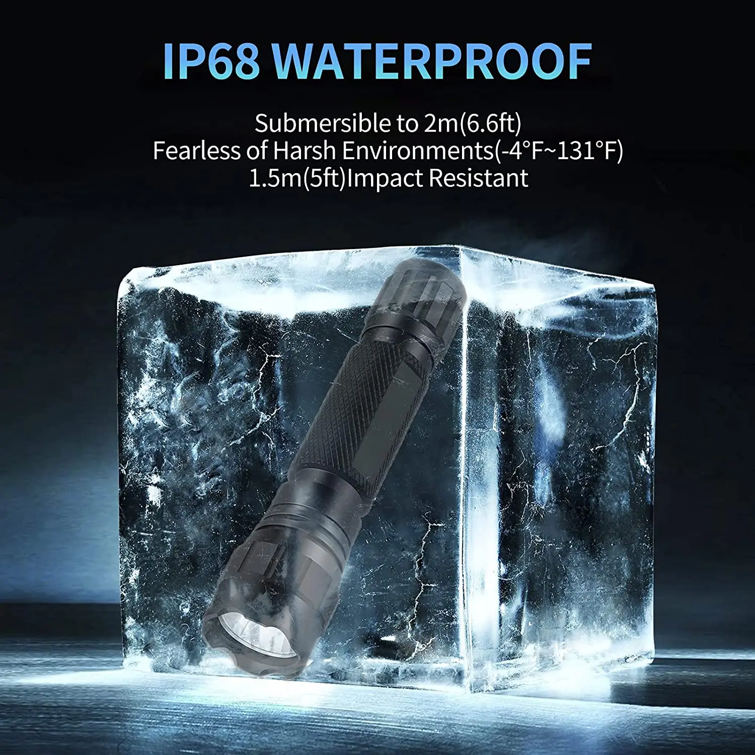 Хорошее качество водонепроницаемый тактический охотничий походный фонарик светодиодный