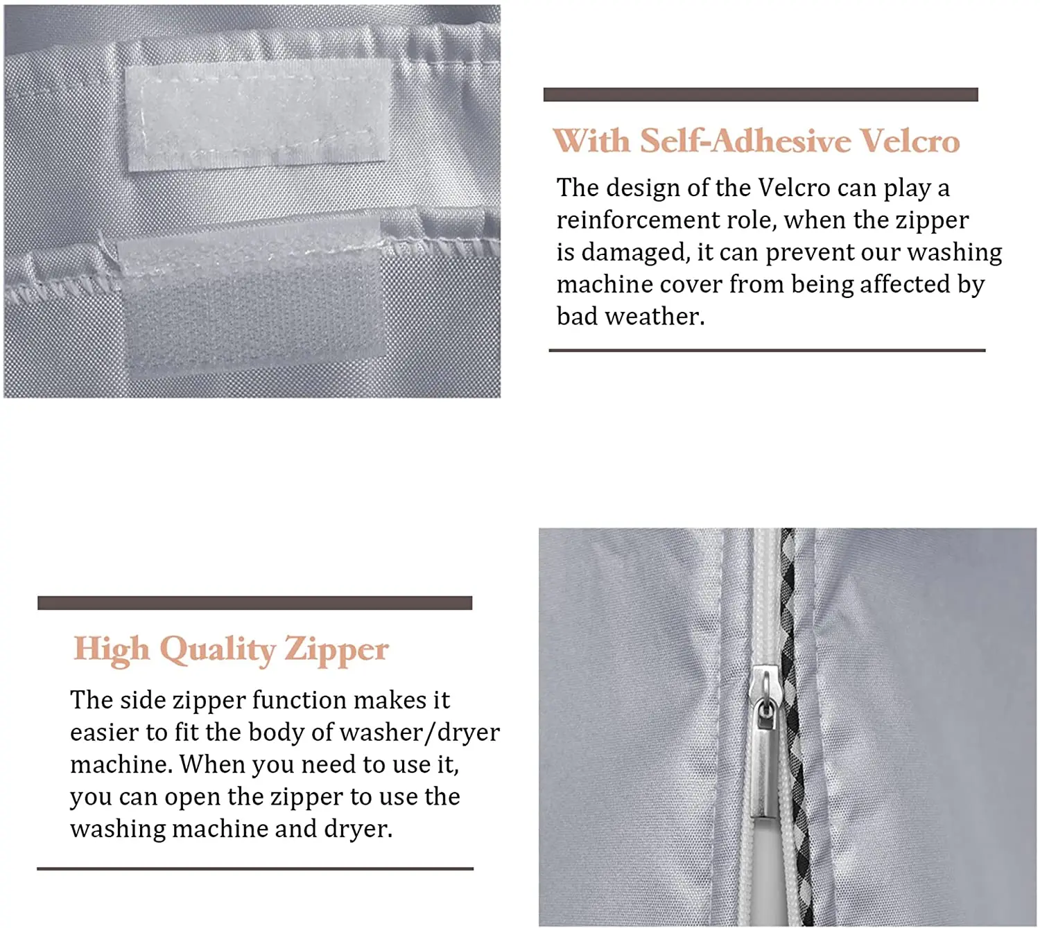 Waterproof Dryer W27*d26*h43in Silver Washing Machine Accessories Machine Washer Dryer Washing