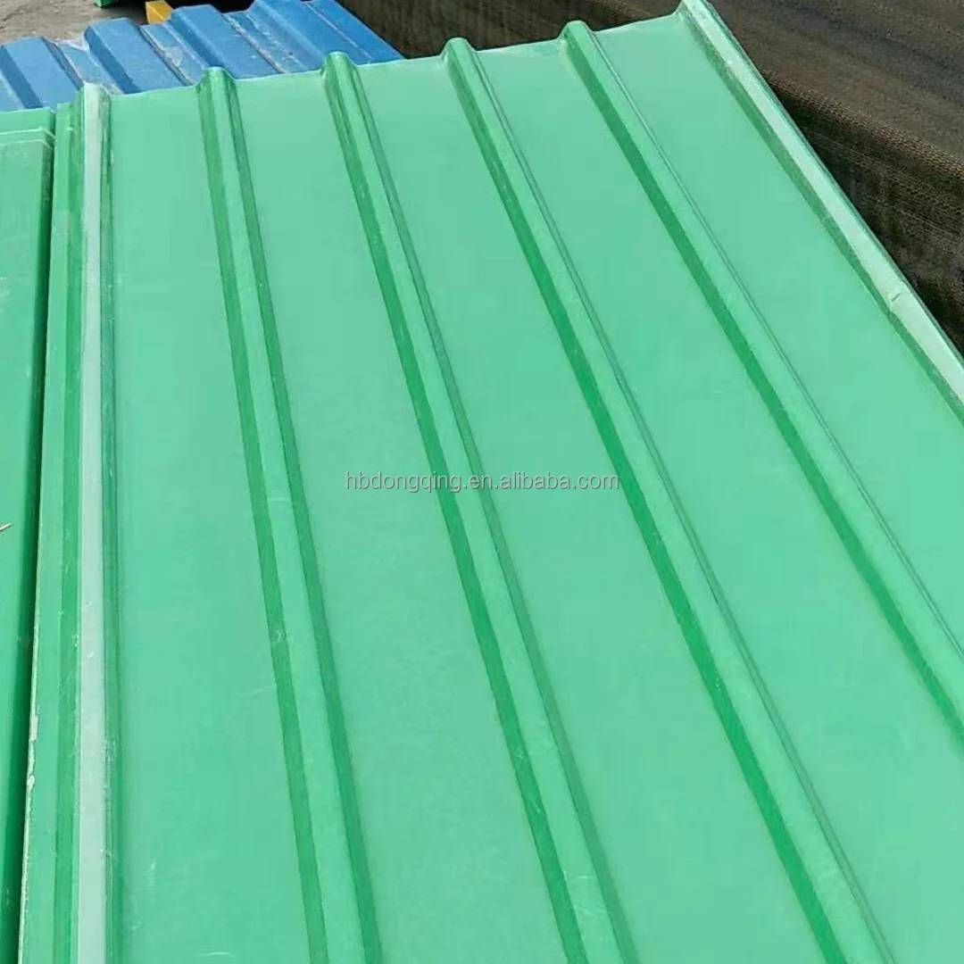 Low Cost Long Span Transparent Waterproofing Roofing Sheets Plastic Frp Roof Sheet Corrugated Fiberglass Tiles