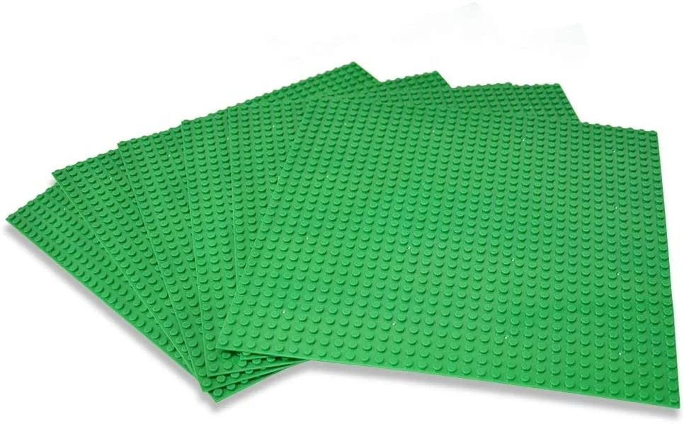 100% Foldable Silicone Stud Pattern Mat Mosaic Tile Compatibility Classic Baseplates Silicone Building Base for Building Bricks
