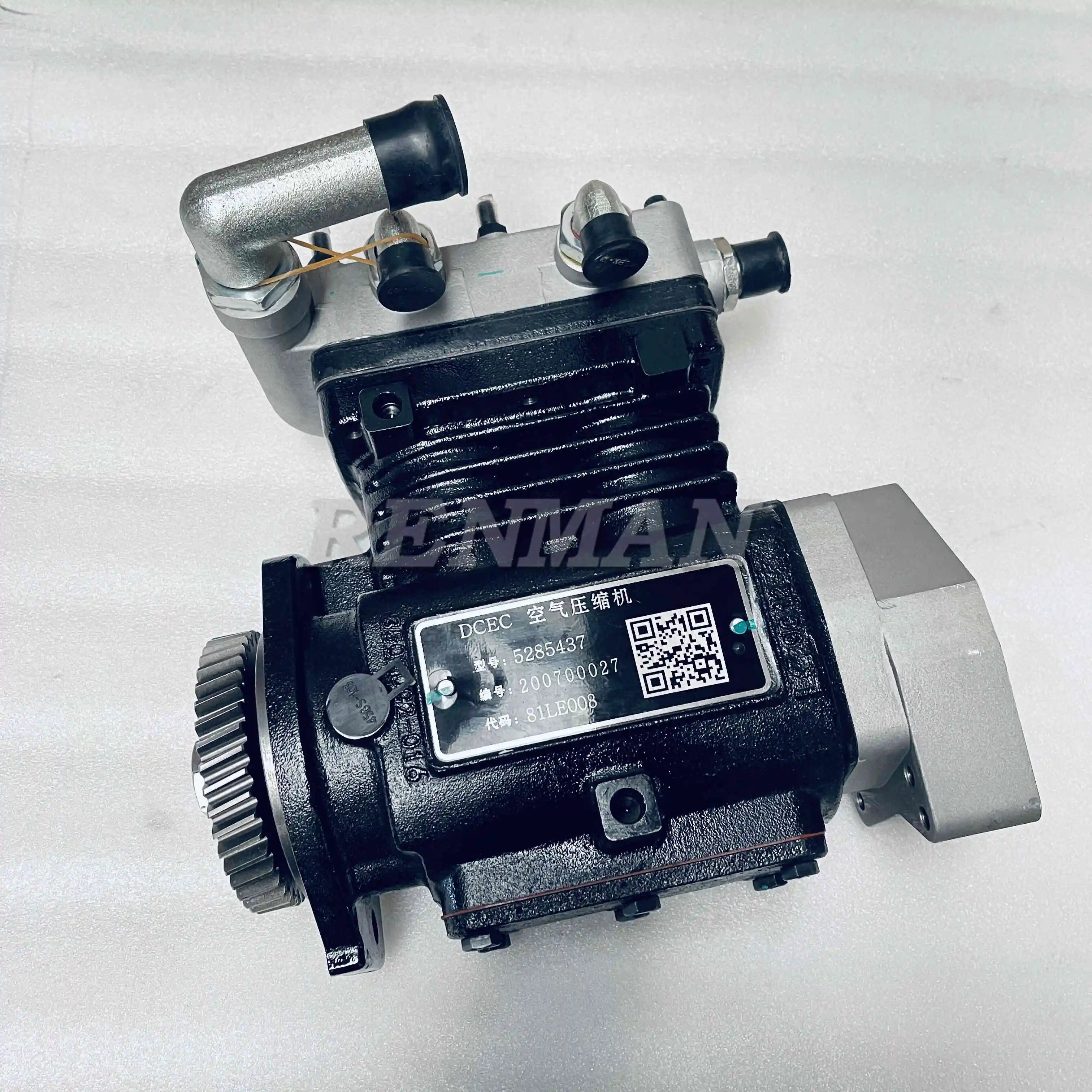 Cummins 6CT 6L ISLE L375 Engine Double Cylinder Air Compressor 