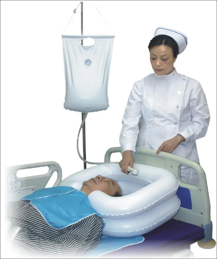 Inflatable Pvc Portable Shampoo Basin Inflatable Hair Washing Basin