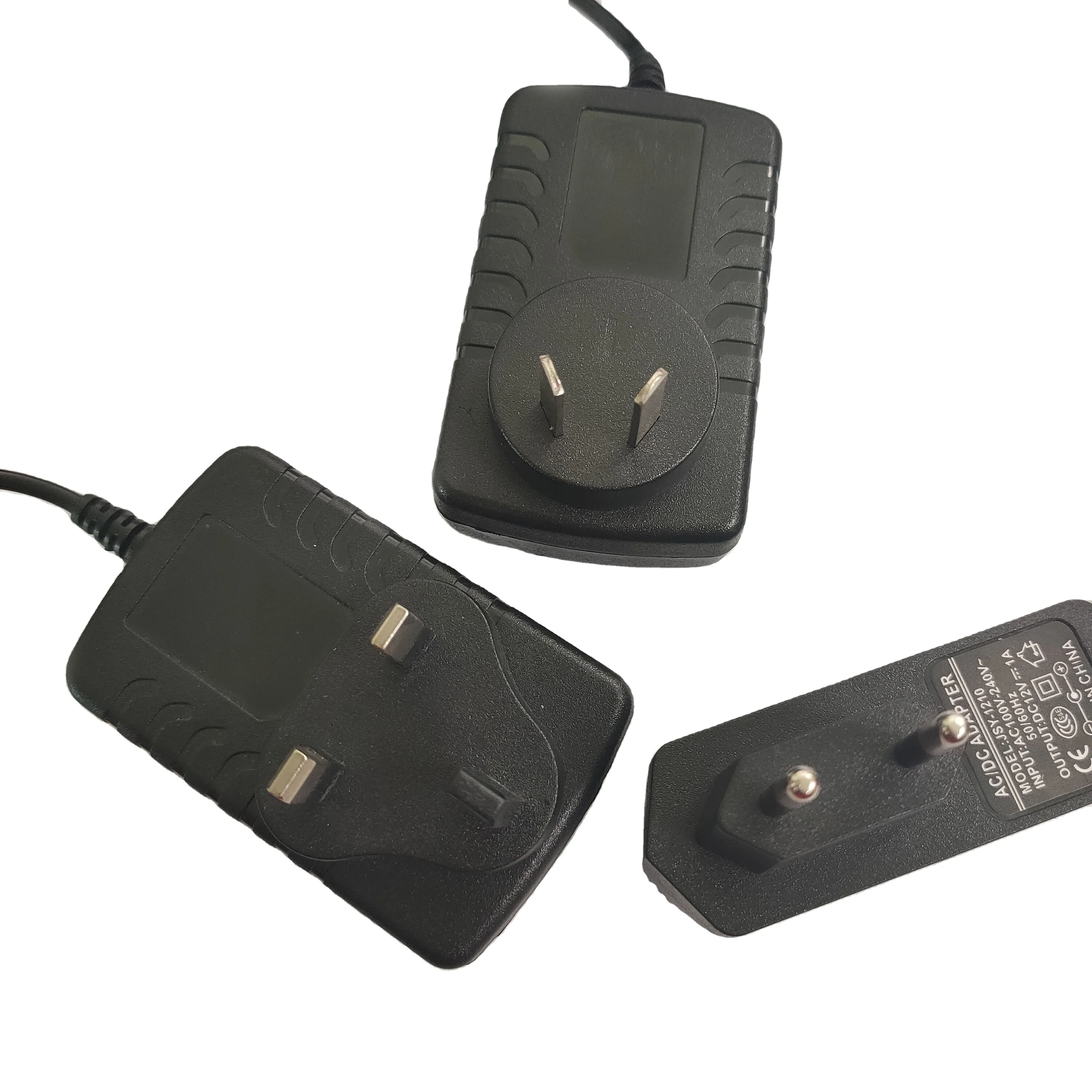 Adaptador AC/DC Americano Adaptador De Corriente USA 12V/1A - Con Cable De Alimentación Y Certificación UL, Compatible Con Varios Dispositivos Adaptador Corriente USA