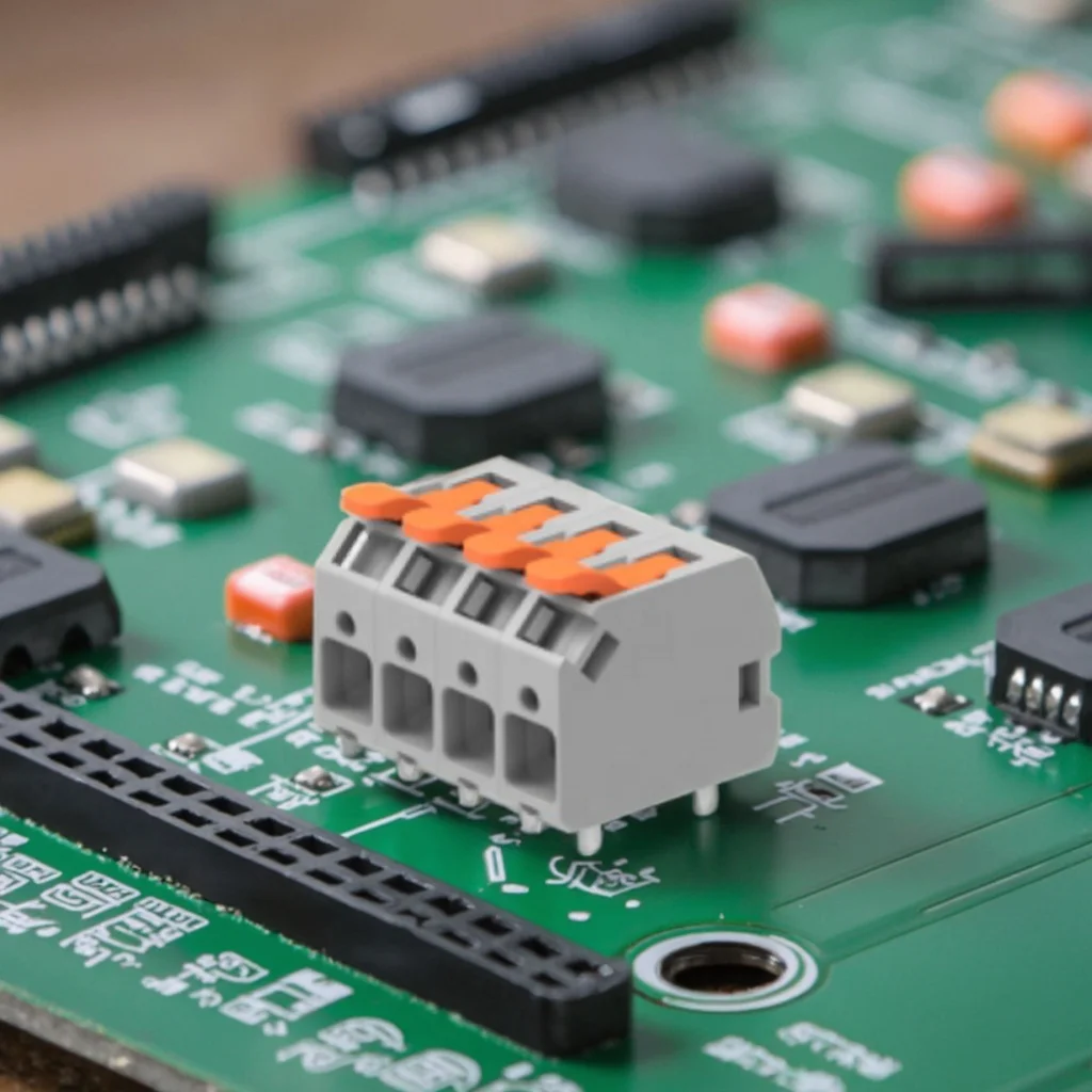 4-полюсные клеммные блоки PCB с рычагами разъемы для силовой электроники