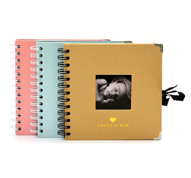 Custom Self Adhesive Photo Album Pag Autocoll Baby Magnetic Scrapbook with Laminated Sheets