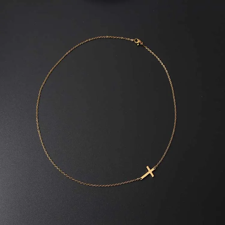 Cross Choker Necklace