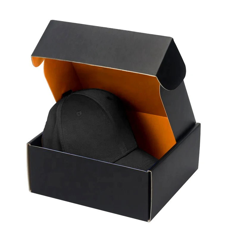 Custom Corrugated Mailer Cardboard Baseball Hobby Cap Box