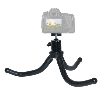 Kaliou Octopus Tripod With Ball Head Flexible Ring Light Tripod for Smart Phone Camera DSLR Projector Ring Light Stand detail image